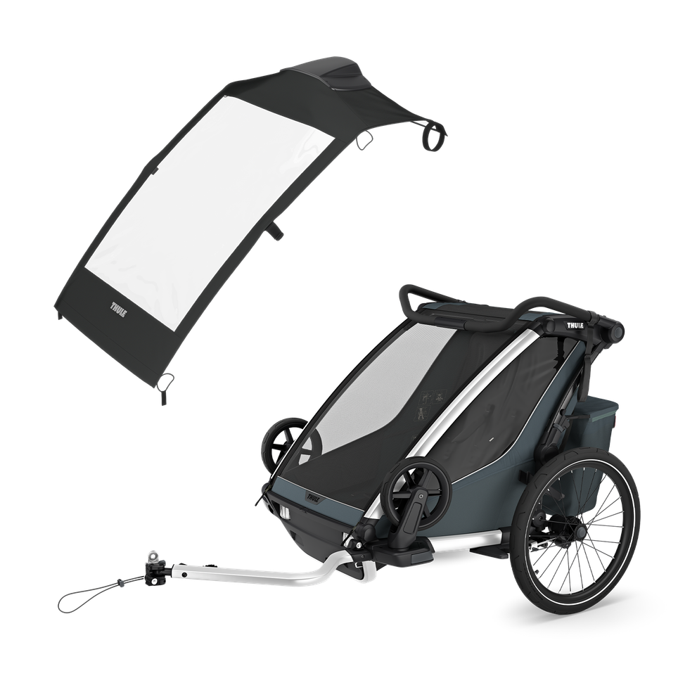 Thule Chariot Cross 2 double + Thule air purifier double