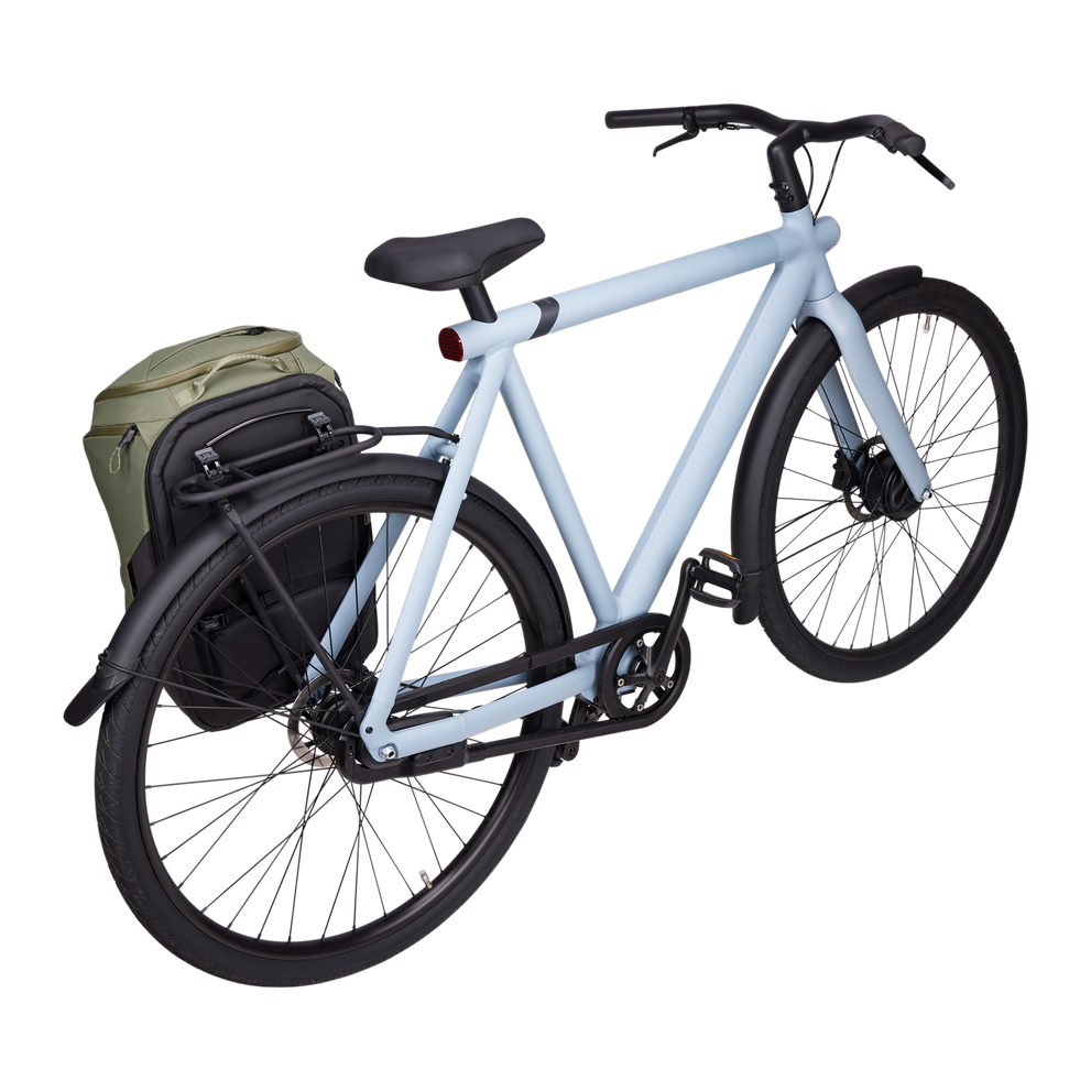 Thule Paramount hybrid bike pannier and backpack 26L green