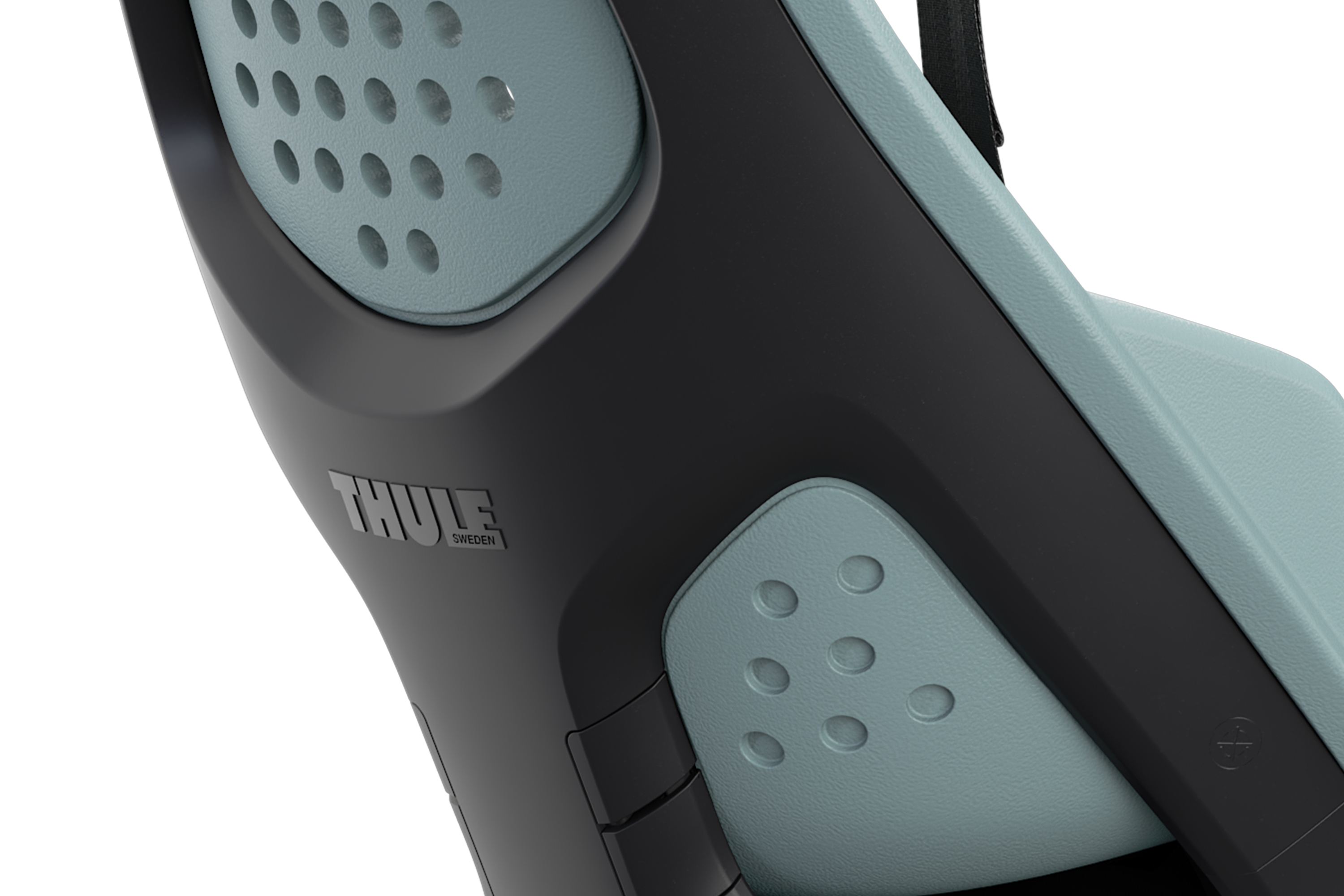 Thule Yepp 2 maxi rack mount child bike seat mid blue