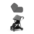 Thule Shine + Thule Stroller Seat Liner - Gray Melange
