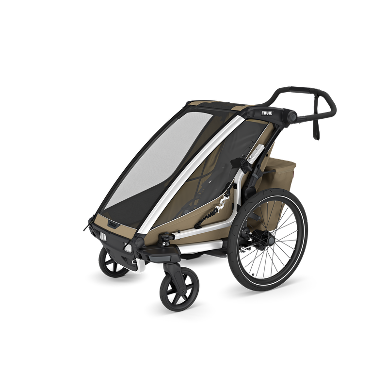 Thule Chariot Cross 2 single 1-seat multisport bike trailer faded khaki