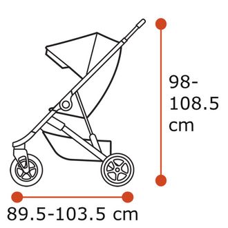 Thule Spring length and height in cm