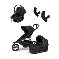 Thule Urban Glide 3 black & Thule Maple black newborn bundle
