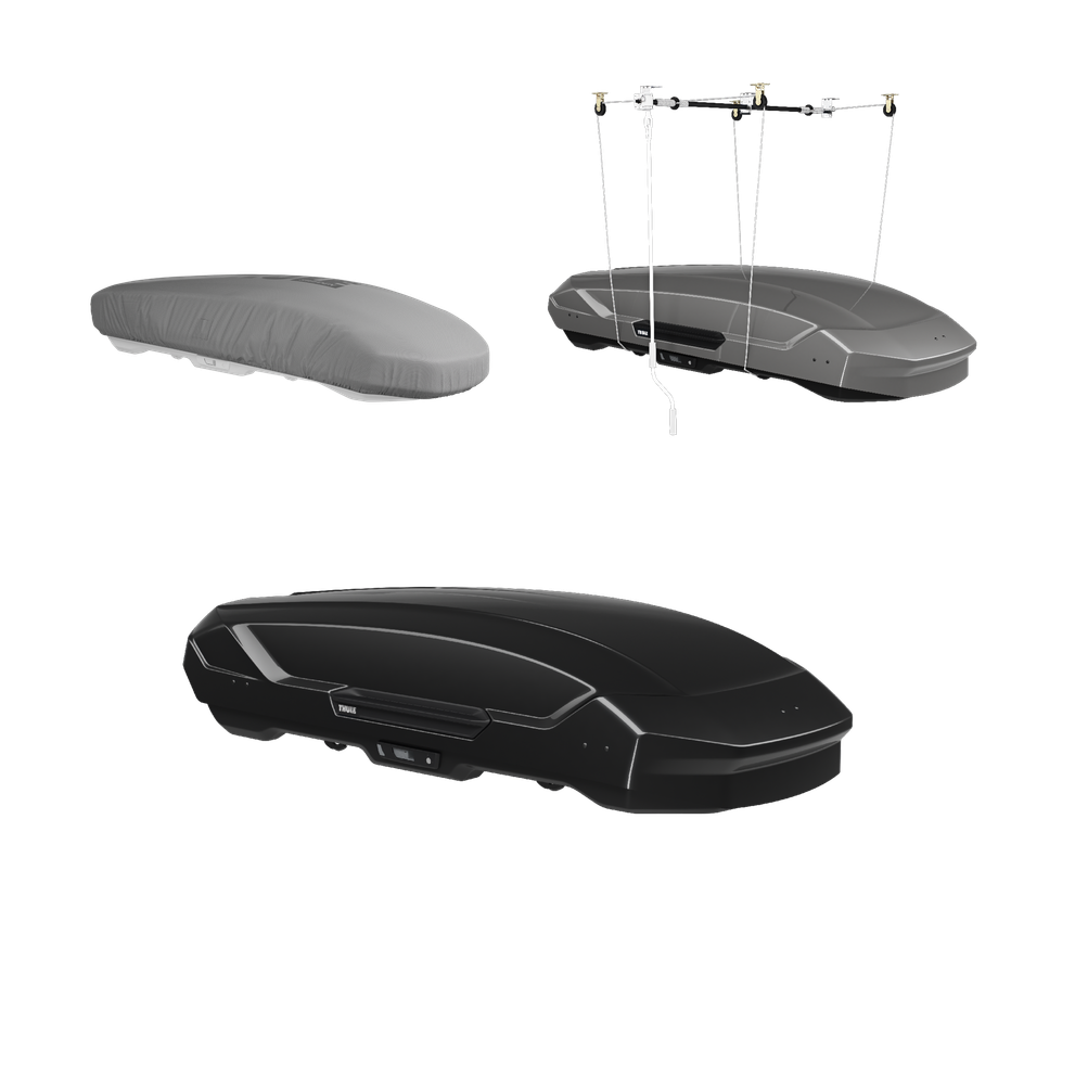 Thule Protective Cover For XL & XXL Boxes - Waterproof Storage Box Cover In Black