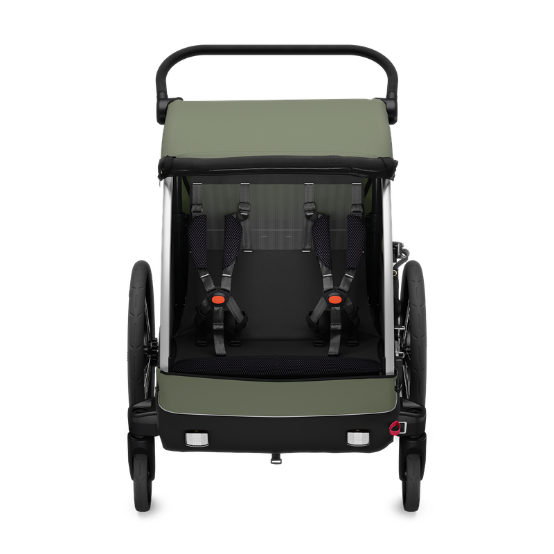 Thule Courier bike trailer vintage green