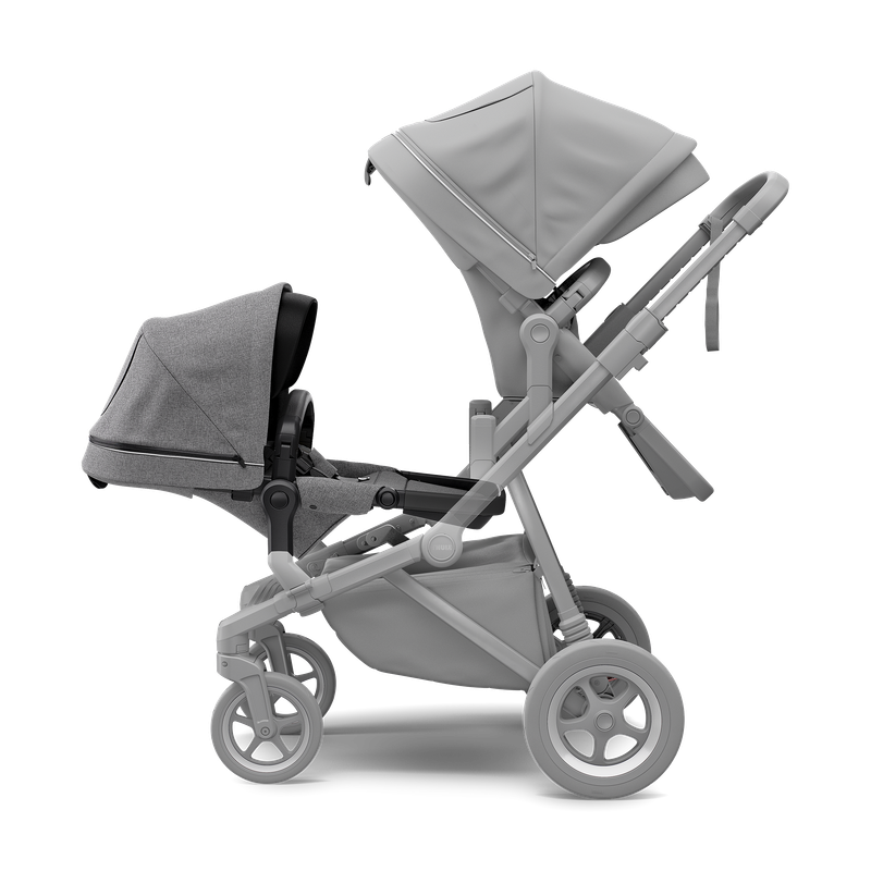 Thule Sleek sibling seat sibling seat gray melange on black