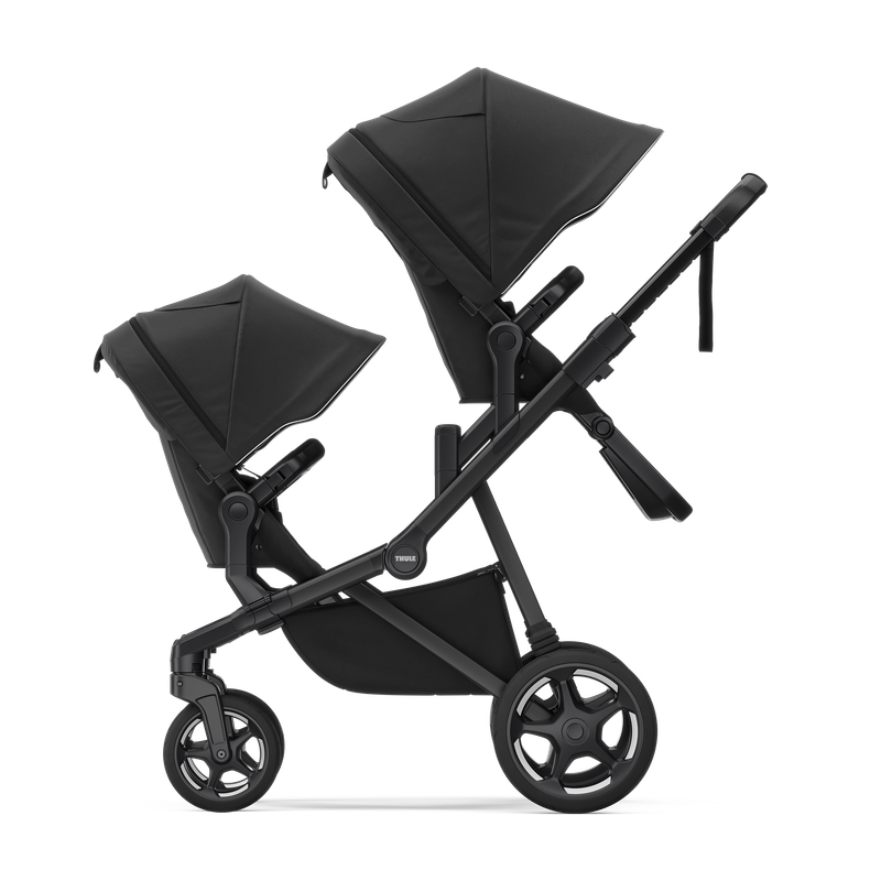 Thule Sleek 2 sibling seat tinted taupe