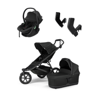 Thule Urban Glide 3 black  & Thule Maple Connect black newborn bundle