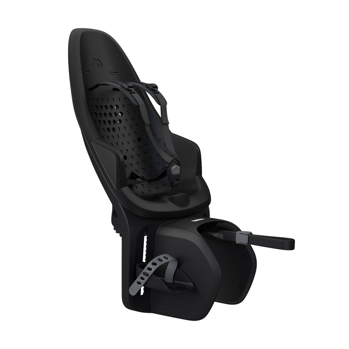 Thule Yepp 2 MIK HD rack mounted child bike seat midnight black