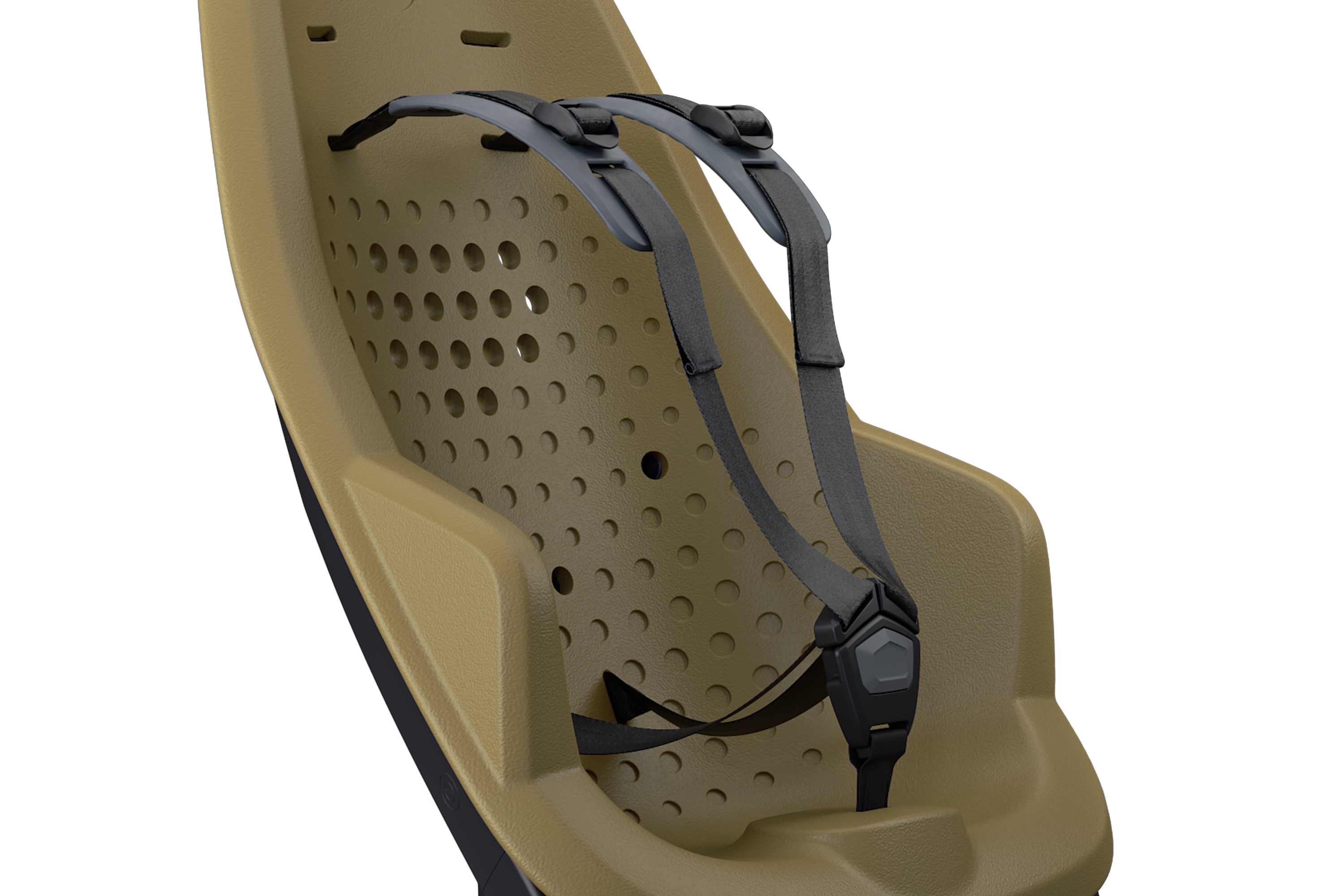 Thule Yepp 2 maxi frame mount child bike seat Nutria green