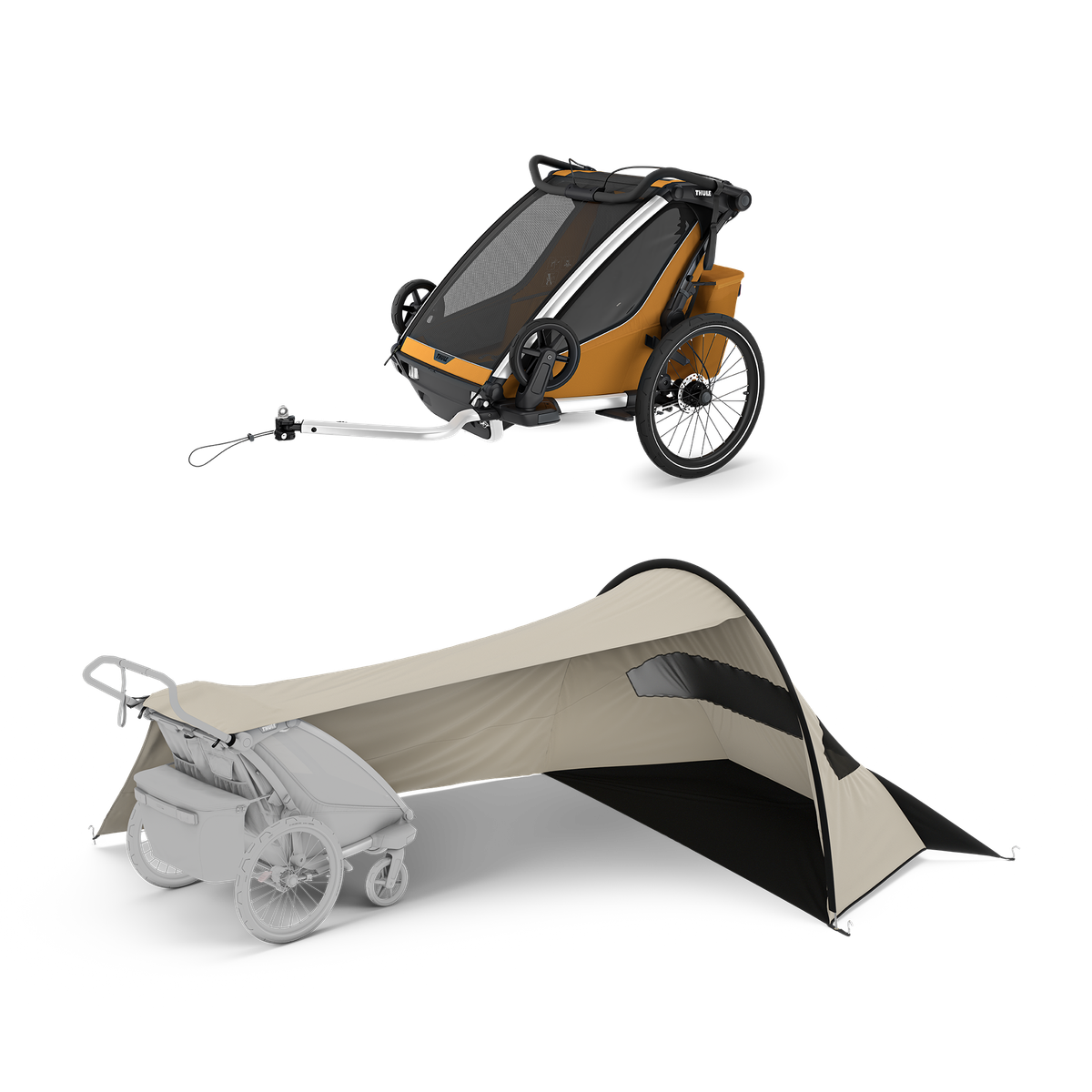 Thule Chariot Sport 2 + Thule sun and wind tarp