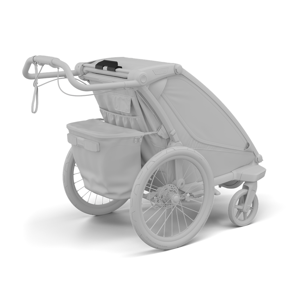 Thule Aion changing bag bike trailer clip