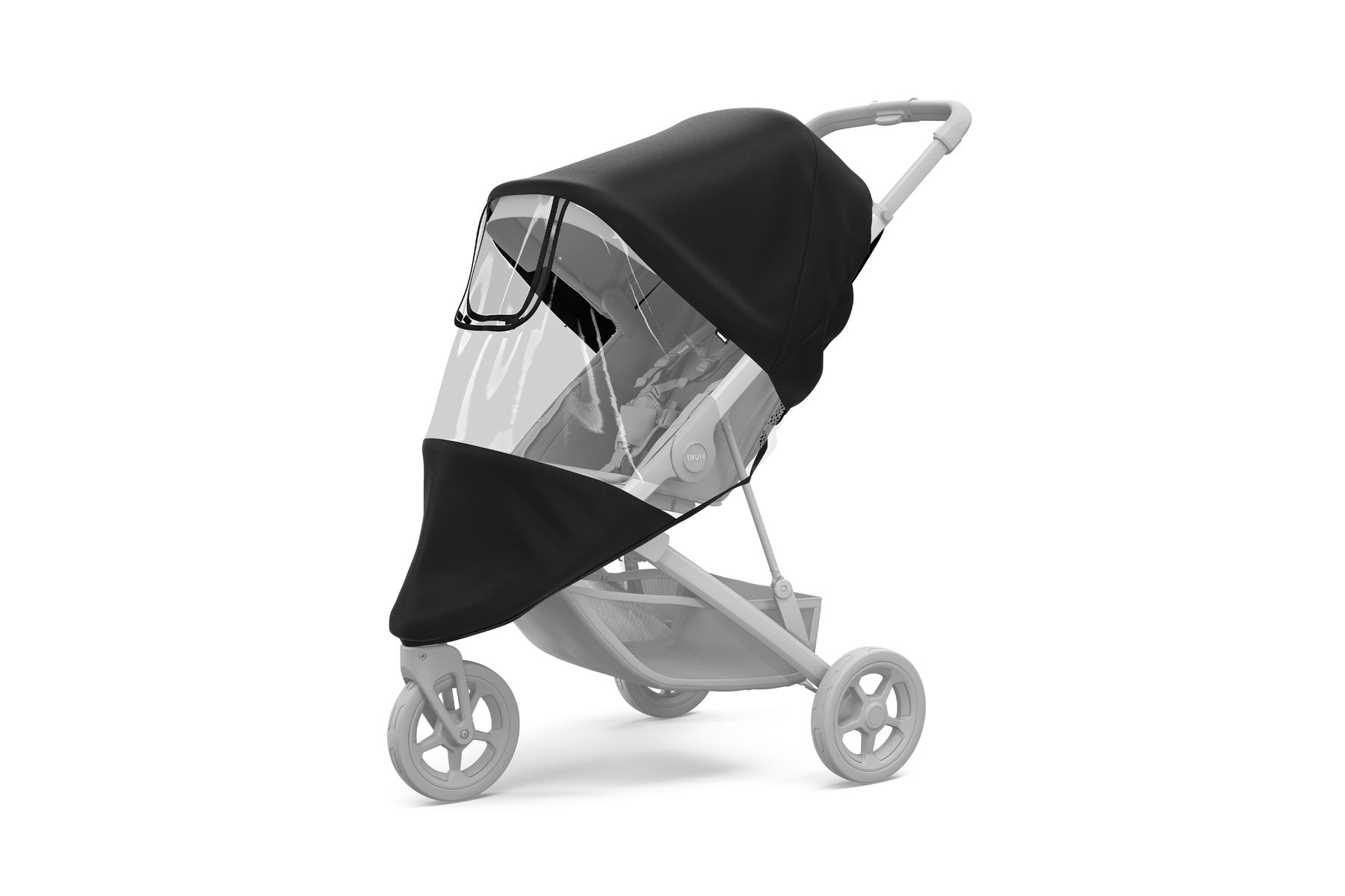thule double stroller rain cover