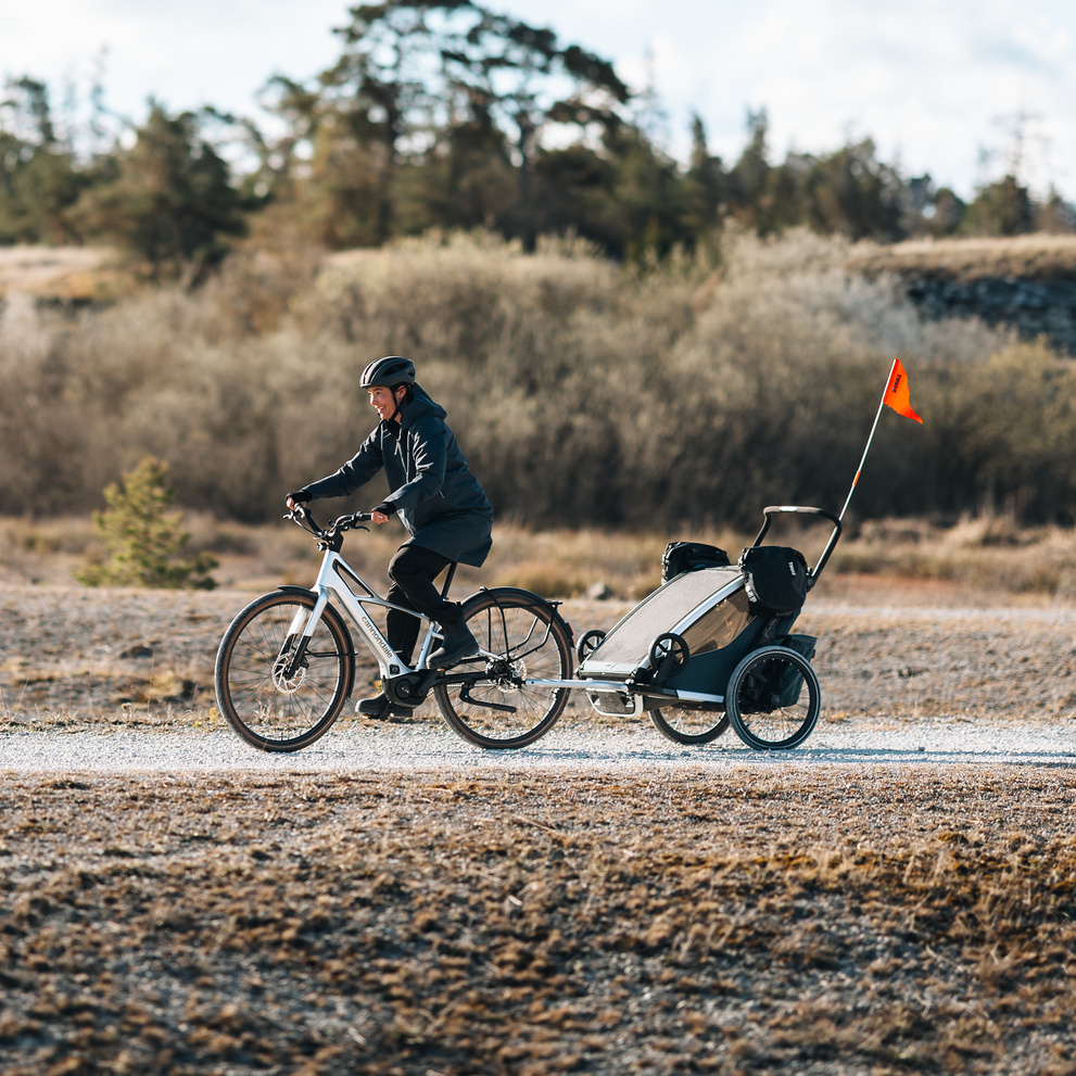 Thule Chariot 2 bag adapter lifestyle image