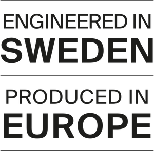 Engineered in Sweden, produced in Europe