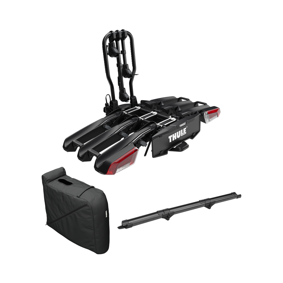 Thule EasyFold 3 3-bike added security bundle
