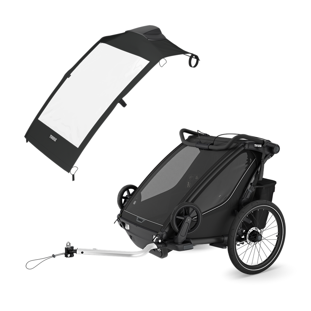 Thule Chariot Sport 2 double + Thule Chariot air purifier double
