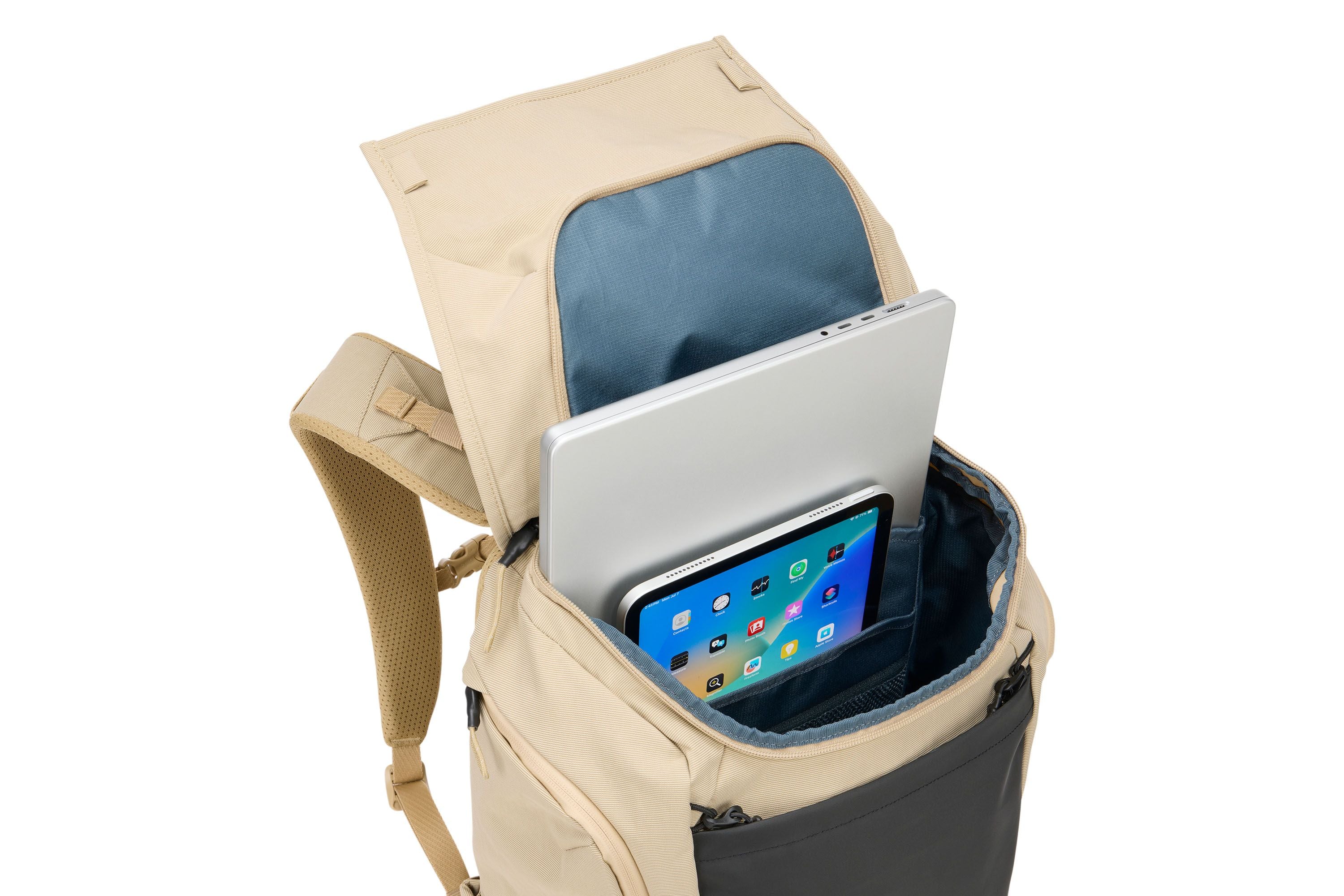 Thule Paramount commute bike backpack 28L gentle beige