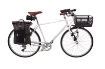 Thule Pack 'n Pedal Basket on the front of the bike