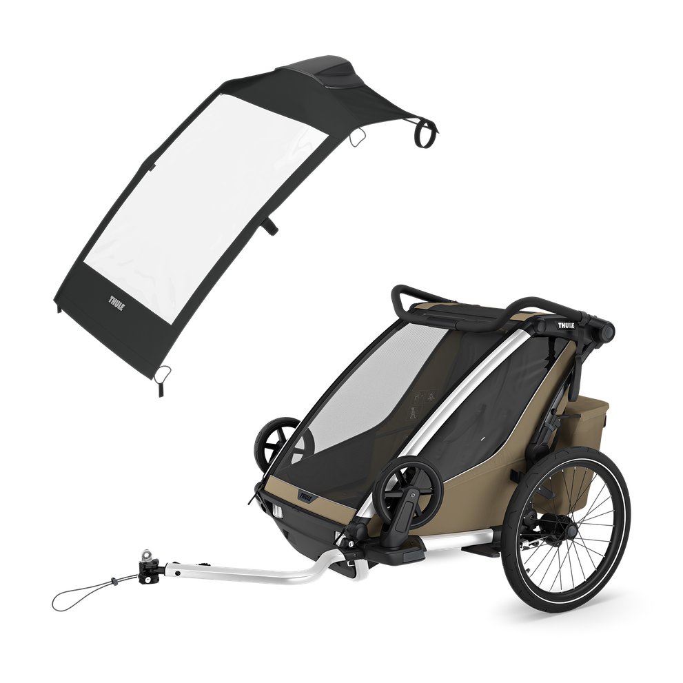 Thule Chariot Cross 2 double + Thule air purifier double