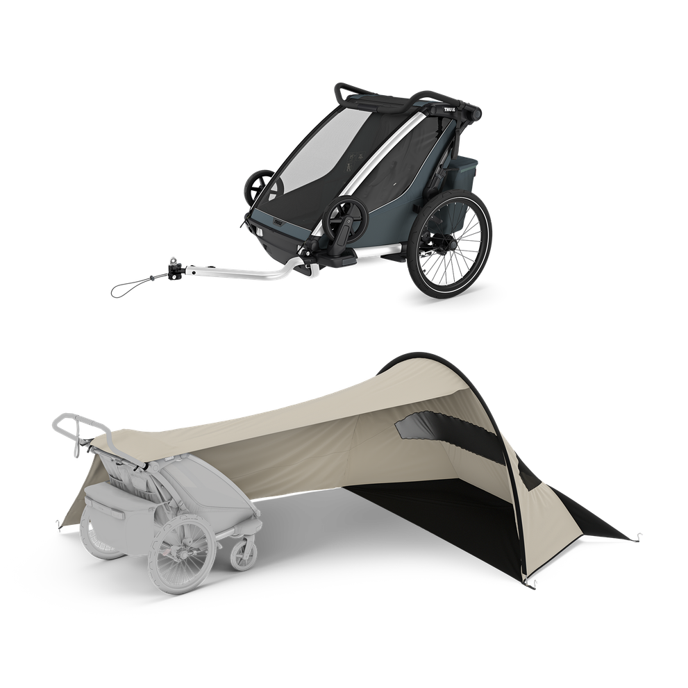 Thule Chariot Cross 2 + Thule sun and wind tarp