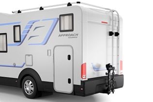 Thule Range 9057 on RV arms down