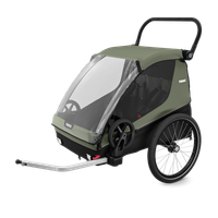 Thule Courier bike trailer vintage green