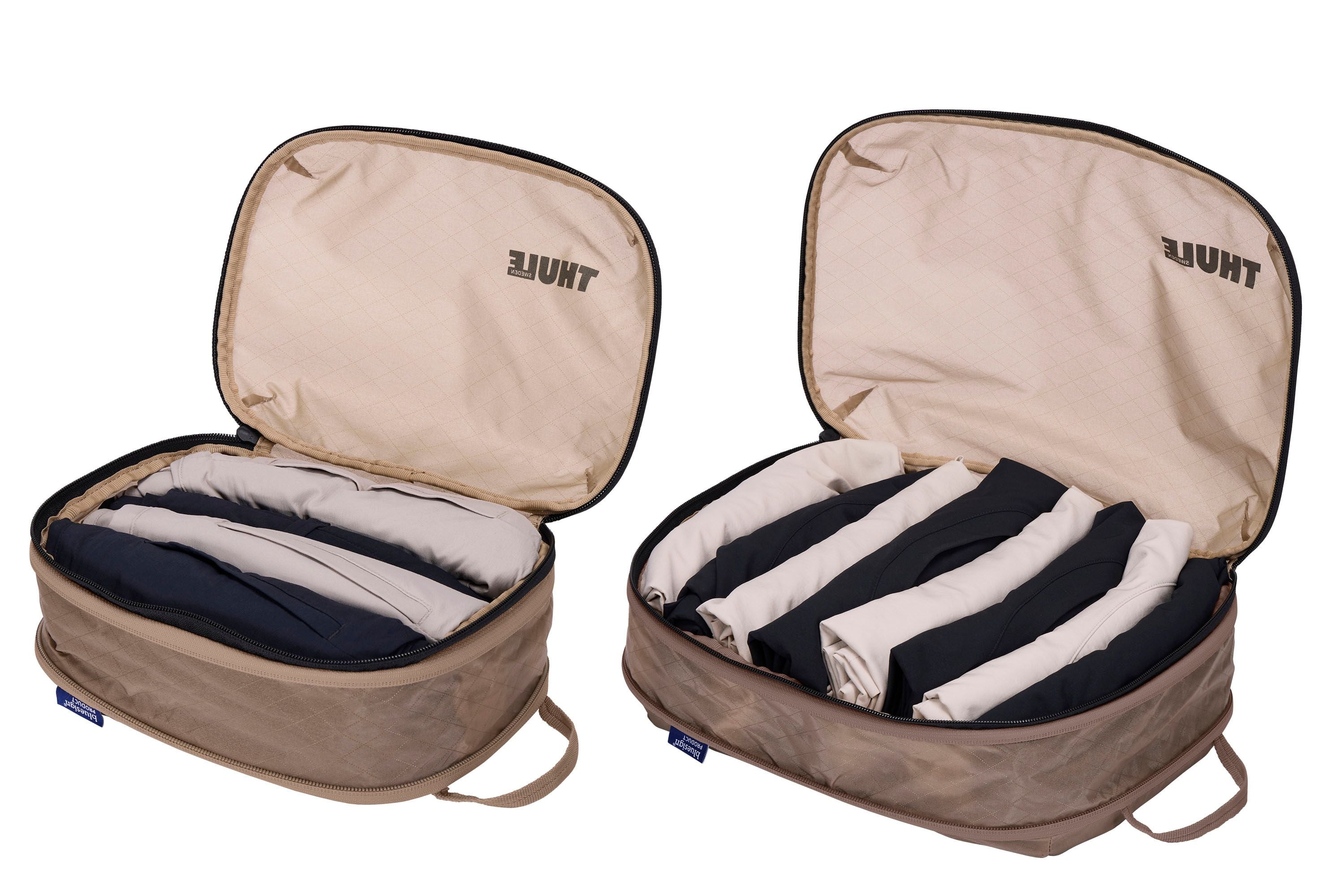 Thule compression cube set small/medium gentle beige