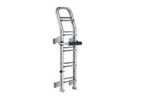 Thule Foldable Double Ladder 10 Steps Anodised Gray - Closed