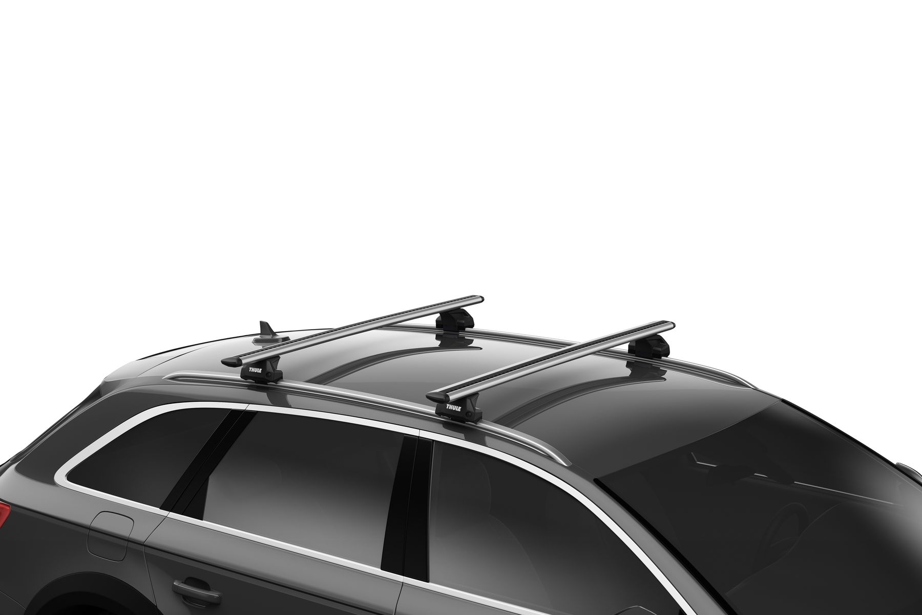 Thule techo portaequipajes evo 7106 7112 6018 aluminio plateado para Ford mondeo combi 2015 