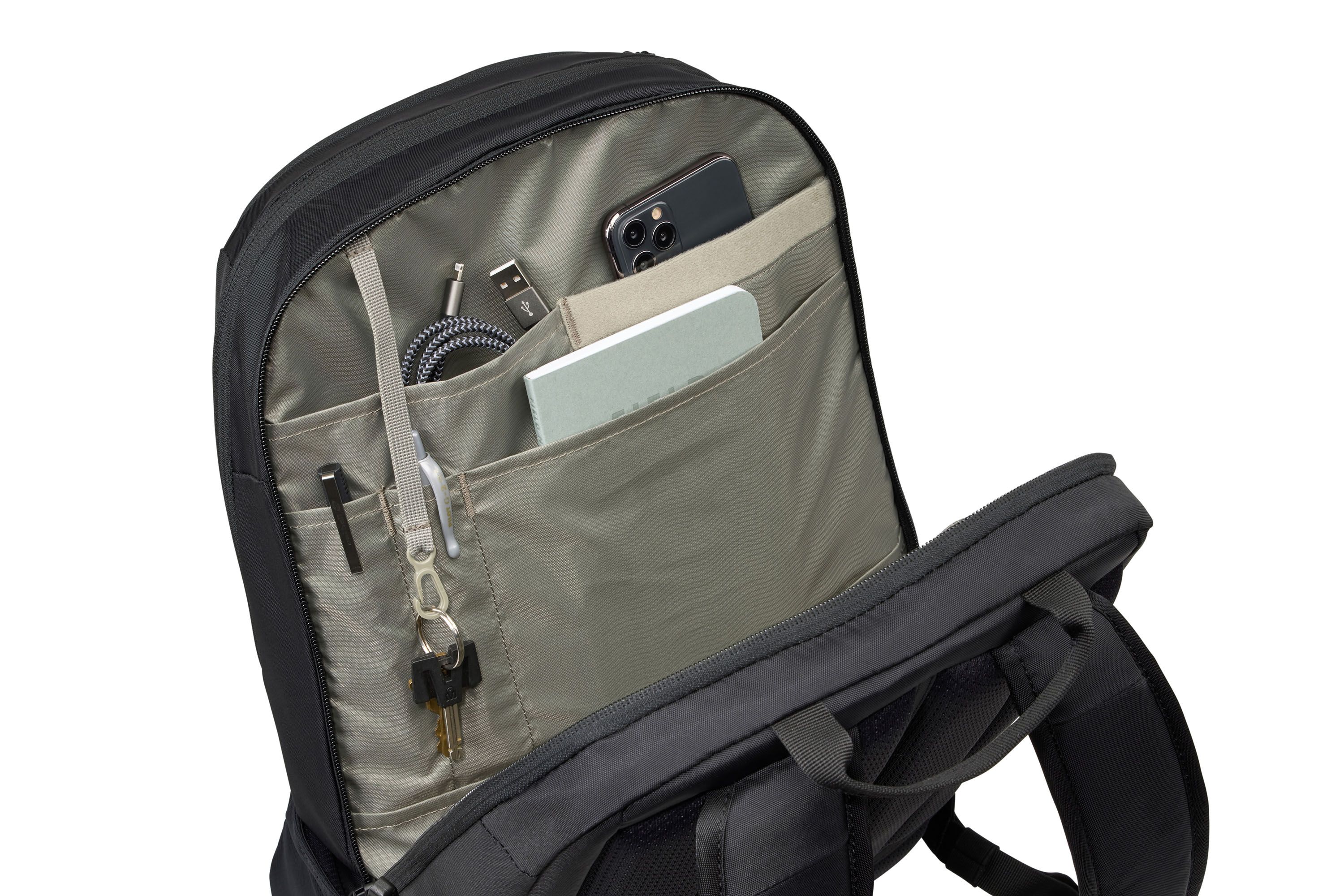 Zaino Thule Enroute Unisex – Nylon 400D, Tasca Impermeabile In TPU, Fissaggio Al Trolley