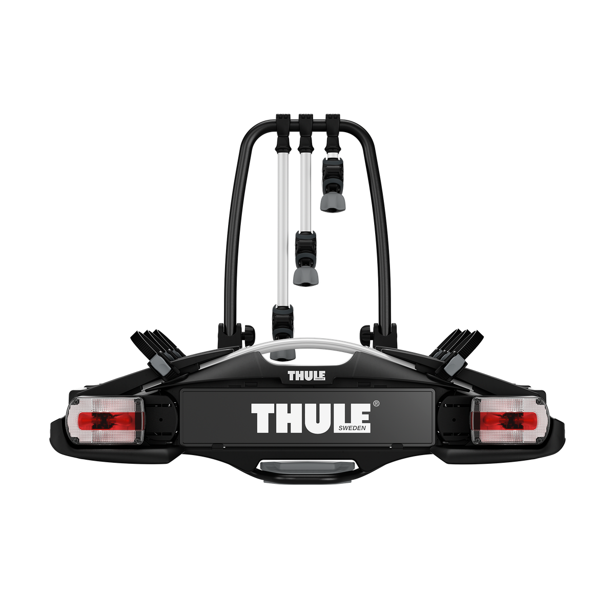 Thule VeloCompact 3-bike platform towbar bike rack 7-pin black/aluminium