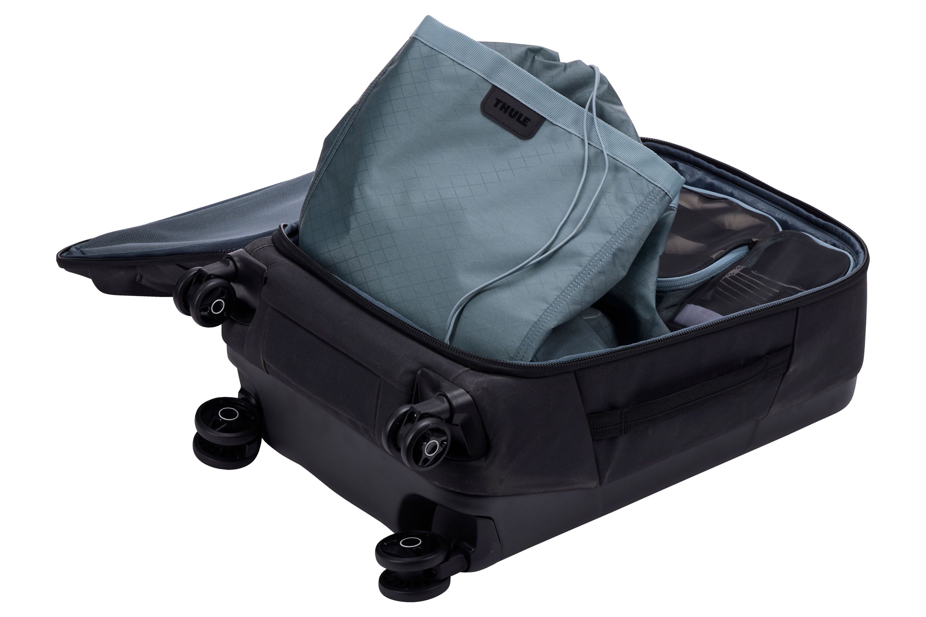 Thule packable laundry bag pond gray