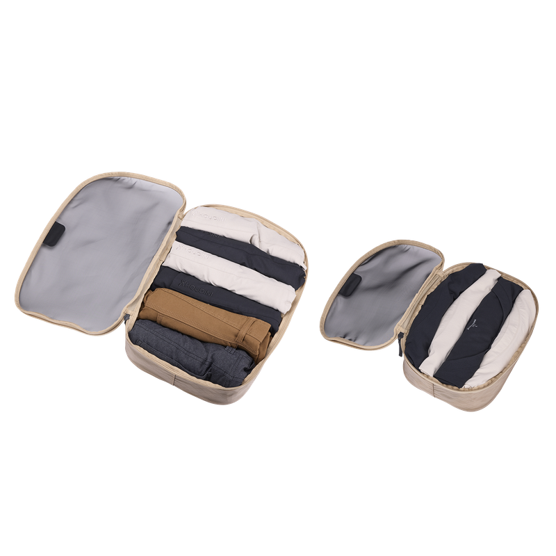 Thule packing cube set gentle beige