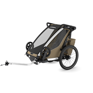 Thule Chariot Cross 2 single 1-seat multisport bike trailer faded khaki