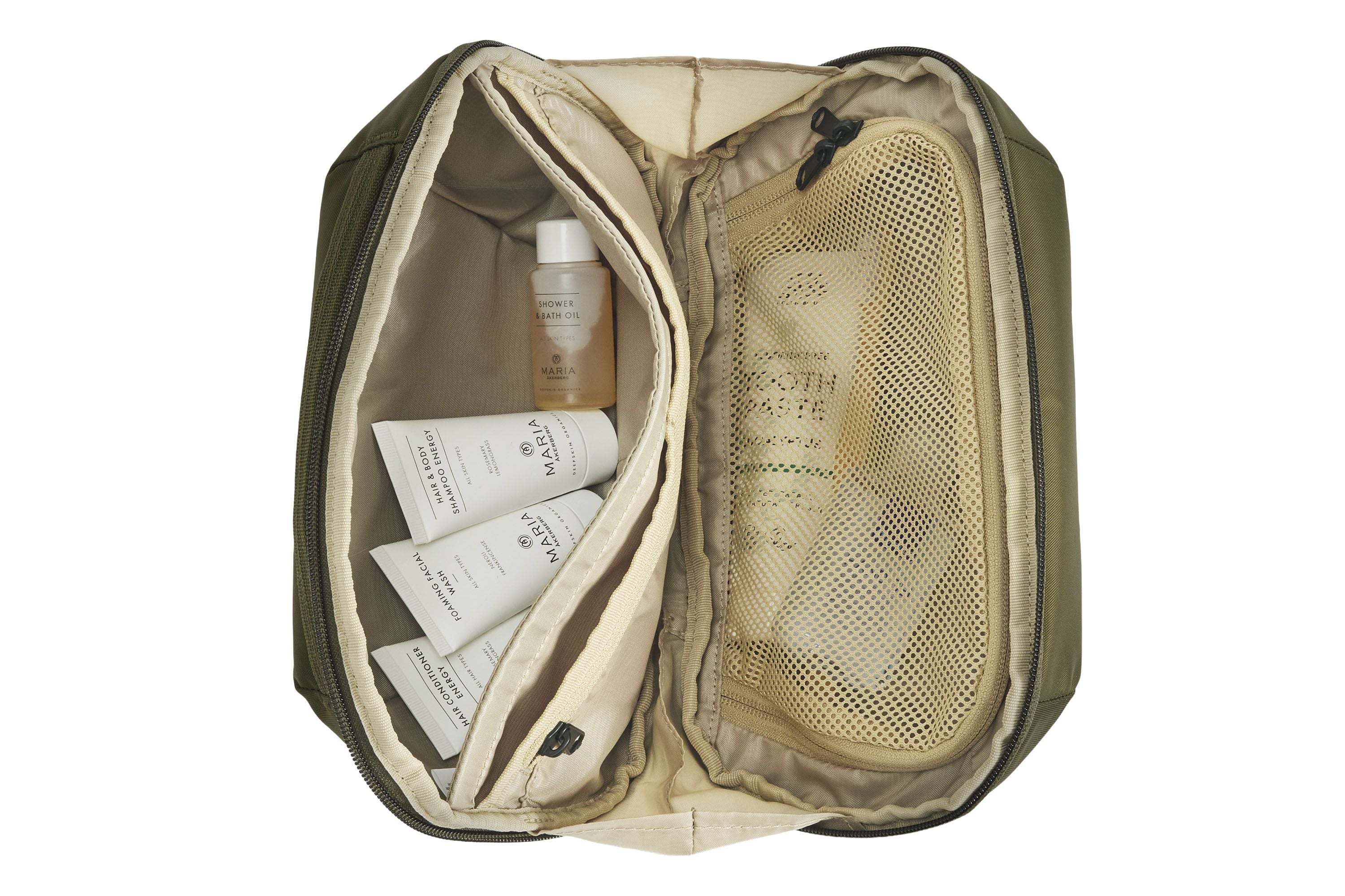 Thule EnRoute travel toiletry natural green