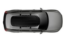 Thule Motion XT XL top on car - black glossy