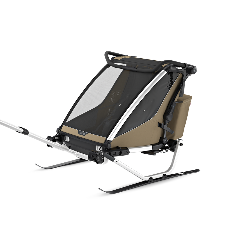 Thule Chariot Cross 2 double 1 or 2-seat multisport bike trailer faded khaki
