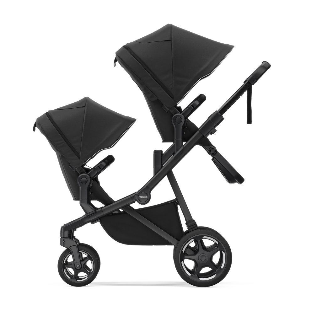 Thule Sleek 2 sibling seat tinted taupe