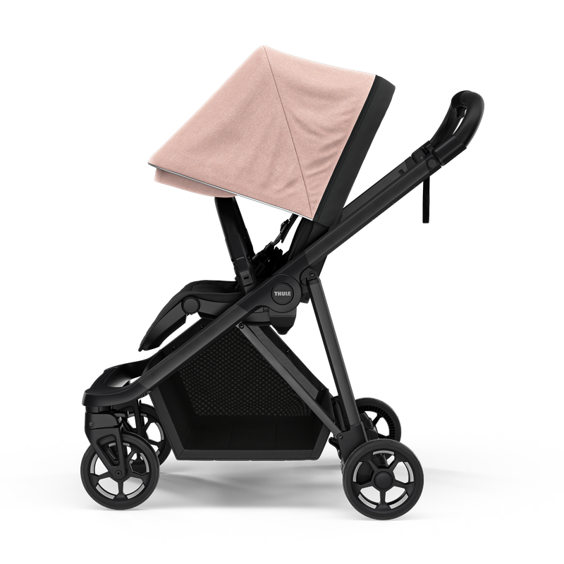 Thule Shine city stroller misty rose pink on black