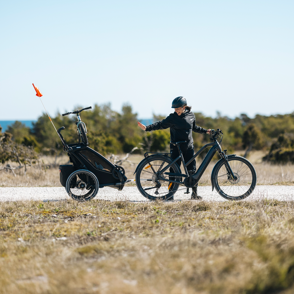 Thule Chariot 2 bike holder lifestyle image