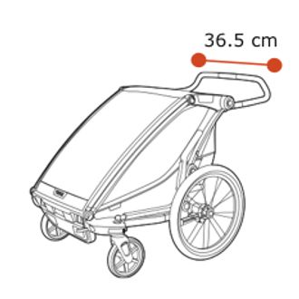 Thule Chariot Lite - Shoulder width