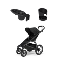 Thule Urban Glide 4-wheel + Thule Urban Glide 3 snack tray + Thule stroller cup holder