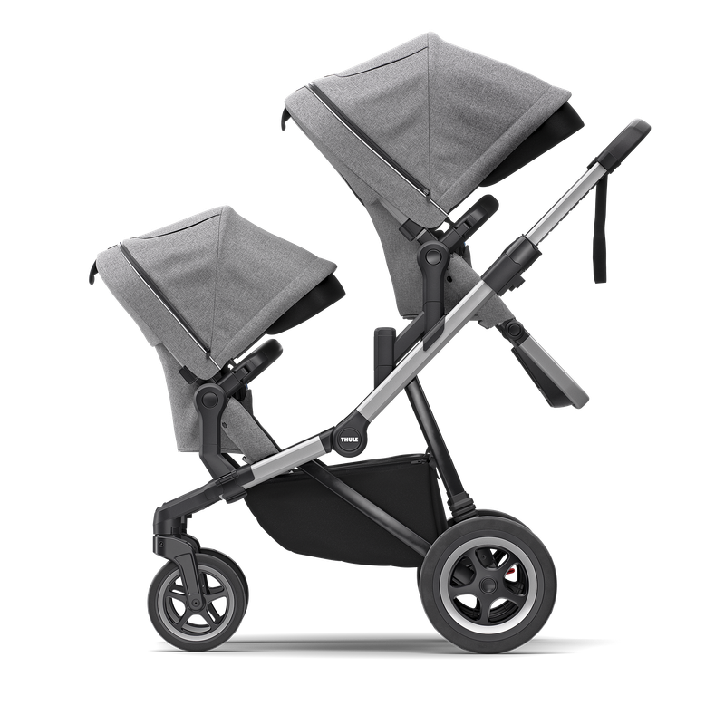 Thule Sleek sibling seat sibling seat aluminium/gray melange