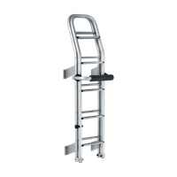 Thule Ladder foldable double ladder 10 steps anodised gray