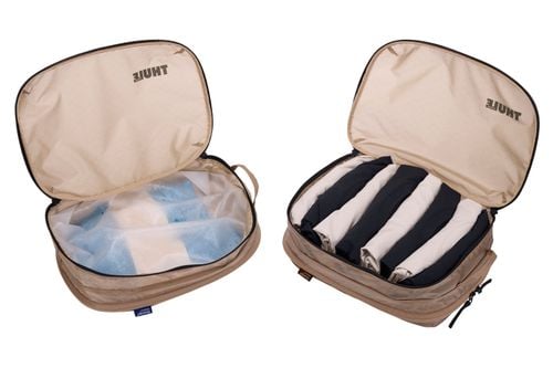 Thule clean/dirty packing cube medium gentle beige