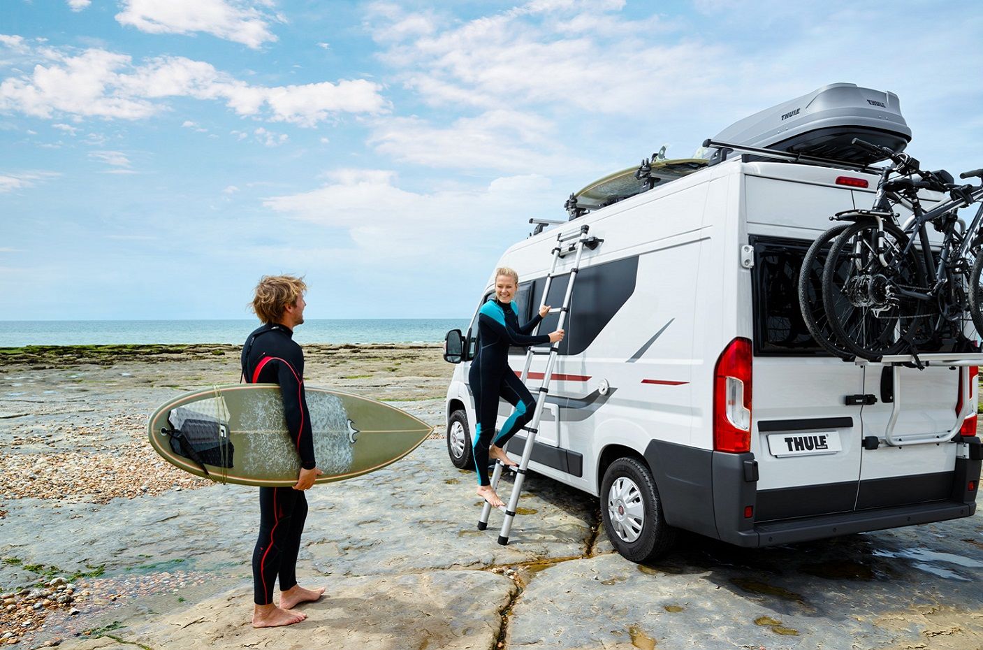 Thule Van Ladder Fixation Kit - Inspiration Picture Van