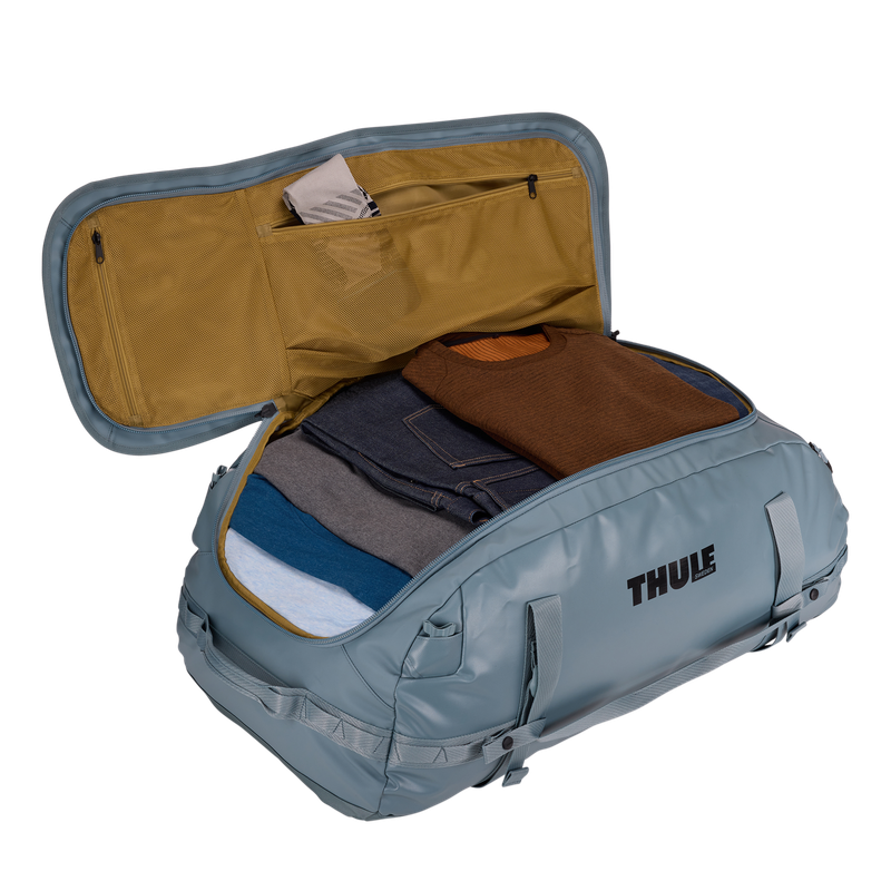 Thule Chasm 90L duffel bag pond gray