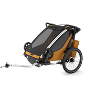 Thule Chariot Sport 2 double 1 or 2-seat multisport bike trailer natural gold