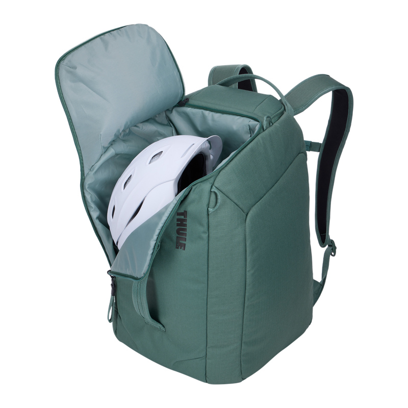 Thule RoundTrip ski boot backpack 45L hazy green